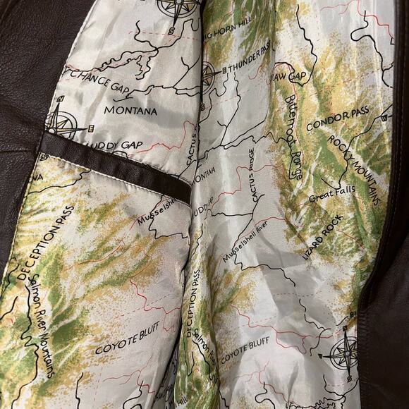 Vintage Leather Life Member North American Hunting Club Bomber Jacket Size Large - Picture 9 of 15